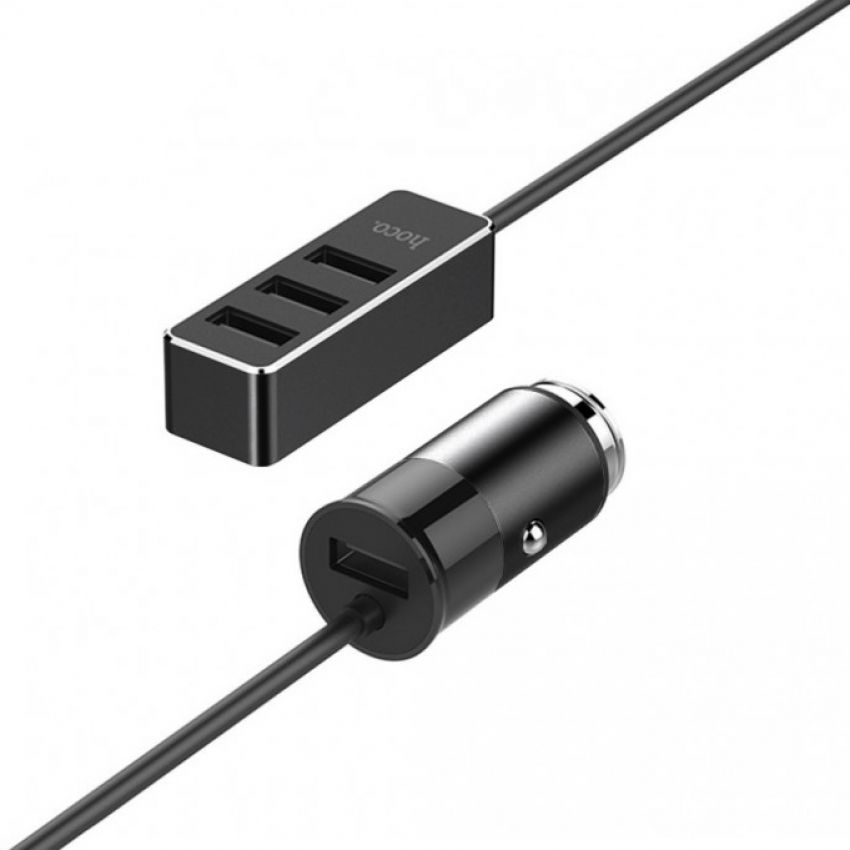 АЗУ Hoco Z17B with Extender 4USB 5.5A Black