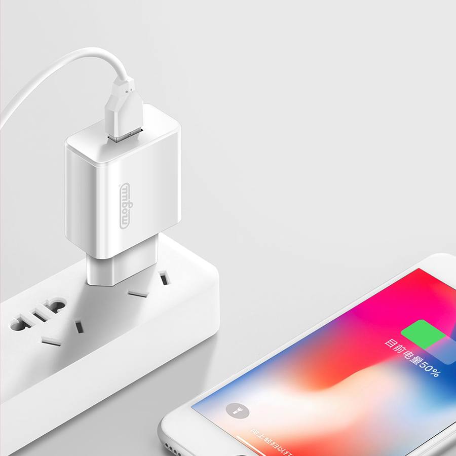 СЗУ Joyroom MGL-001 2.1A + Lightning cable White