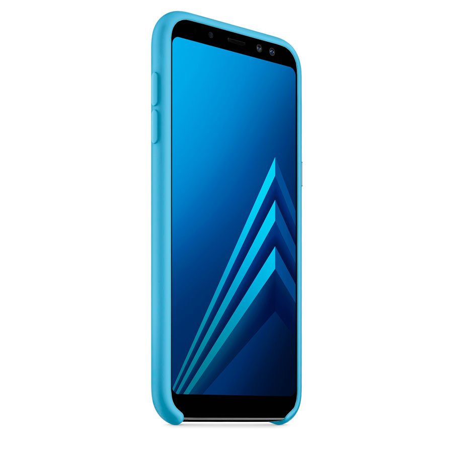 Чехол Original Soft Touch Case for Samsung A6 Plus 2018/A605 Blue