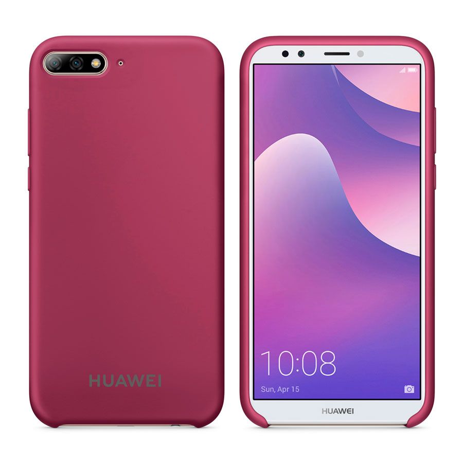 Чехол Original Soft Touch Case for Huawei Y6 Prime 2018 Bordo