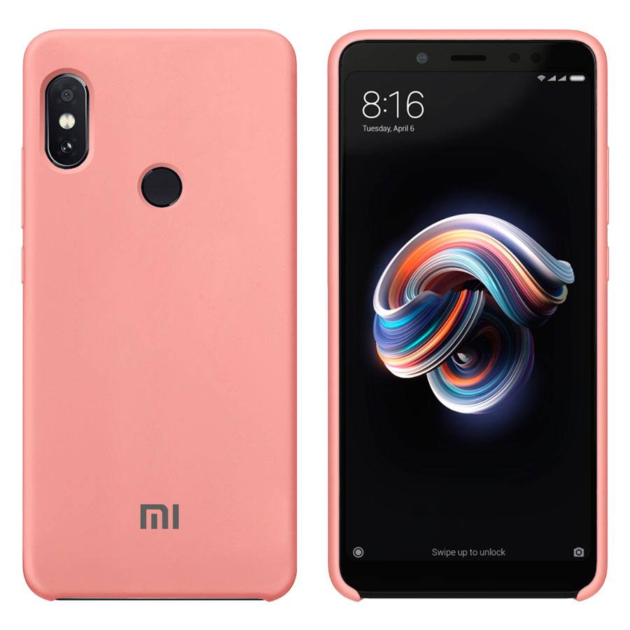 Чехол Original Soft Touch Case for Xiaomi Redmi 5 Plus Pink