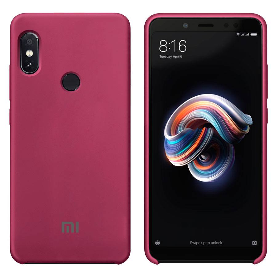 Чехол Original Soft Touch Case for Xiaomi Redmi 6 Bordo