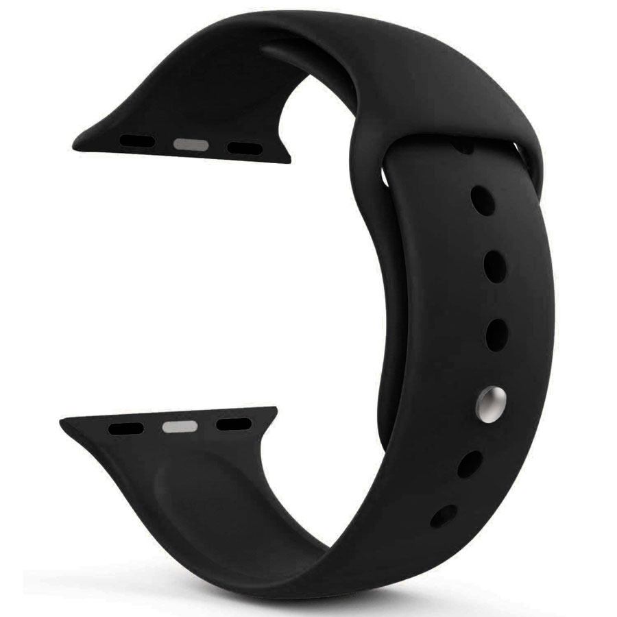 Ремешок для Apple Watch 38mm/40mm Silicone Watch Band Black