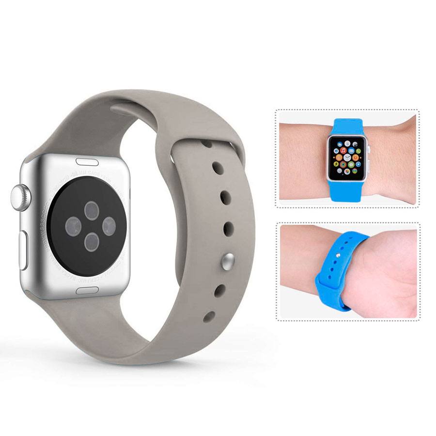Ремешок для Apple Watch 38mm/40mm Silicone Watch Band Concrete