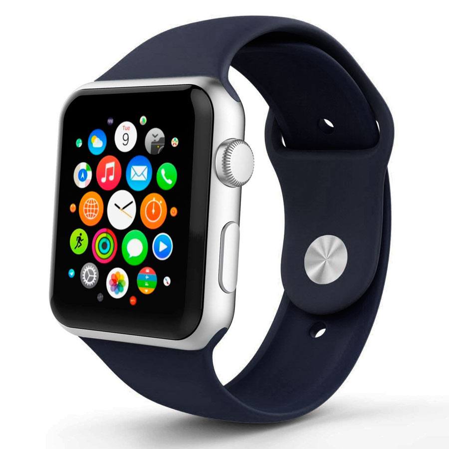 Ремешок для Apple Watch 38mm/40mm Silicone Watch Band Midnight Blue