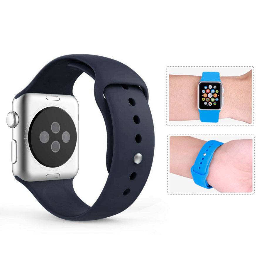 Ремешок для Apple Watch 38mm/40mm Silicone Watch Band Midnight Blue