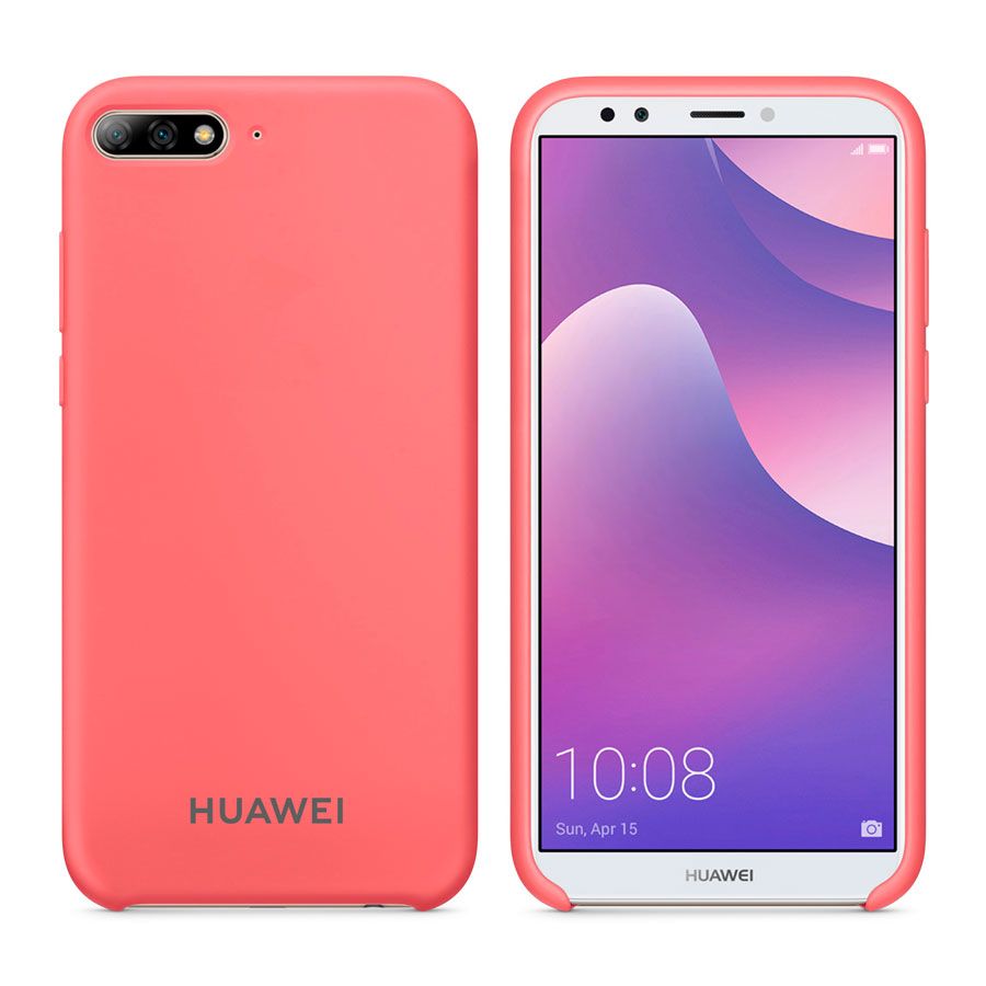 Чехол Original Soft Touch Case for Huawei Y5 2018/Honor 7a Bright Pink
