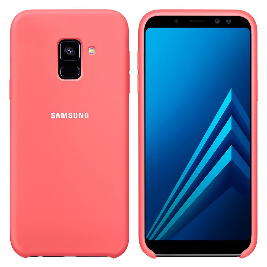 Чехол Original Soft Touch Case for Samsung J6-2018/J600 Bright Pink