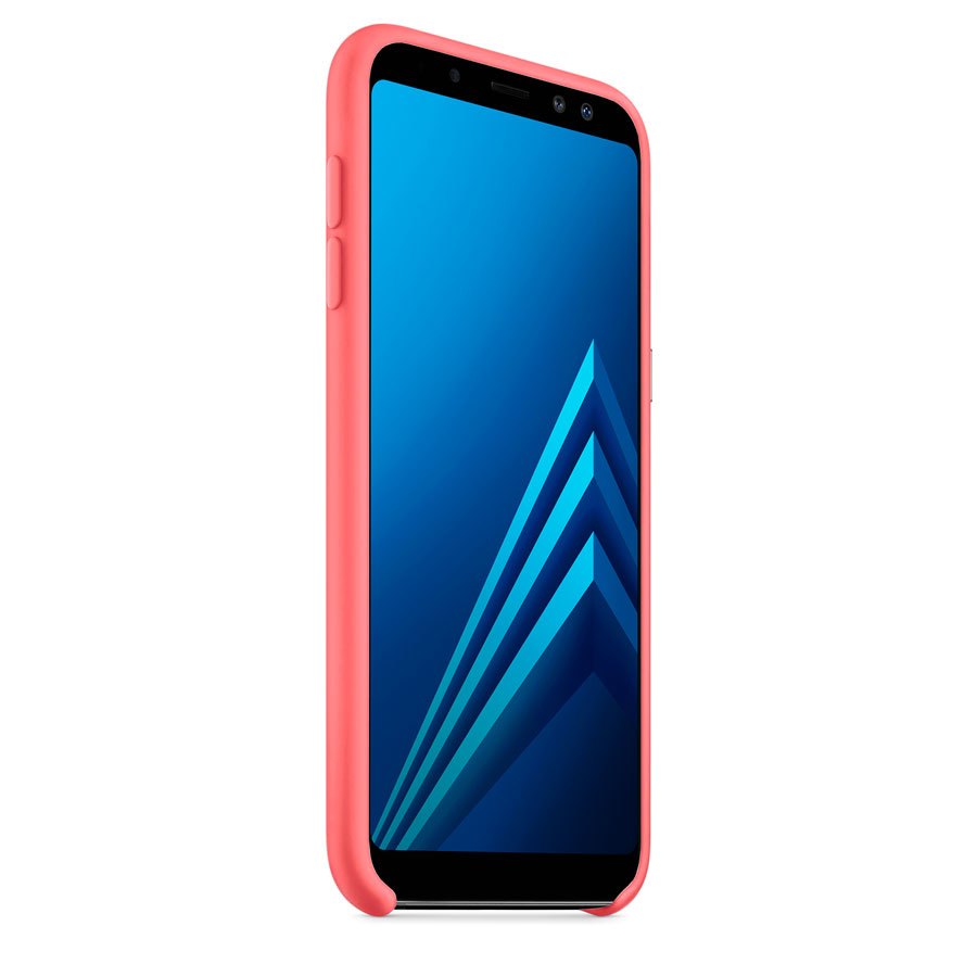 Чехол Original Soft Touch Case for Samsung J6-2018/J600 Bright Pink