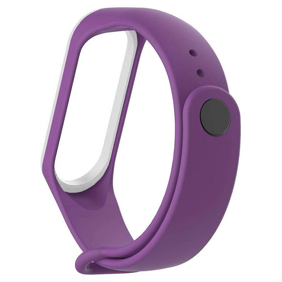 Ремешок для браслета Xiaomi Mi Band 3/4 Original Purple/White