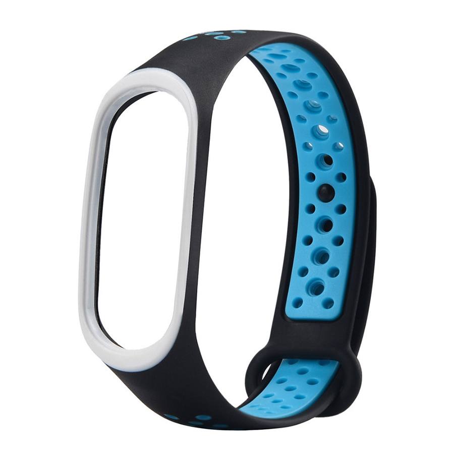 Ремешок для браслета Xiaomi Mi Band 3/4 Sport Black/Blue