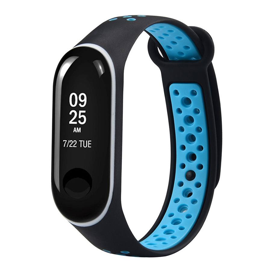 Ремешок для браслета Xiaomi Mi Band 3/4 Sport Black/Blue