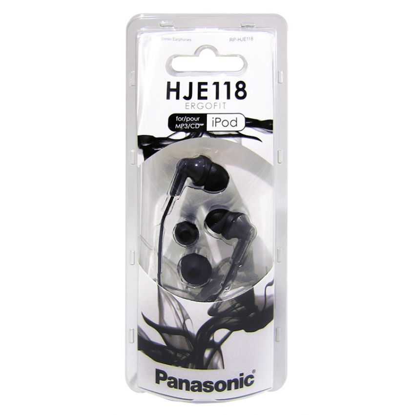 Наушники PANASONIC RP-HJE118GU-K (Black)