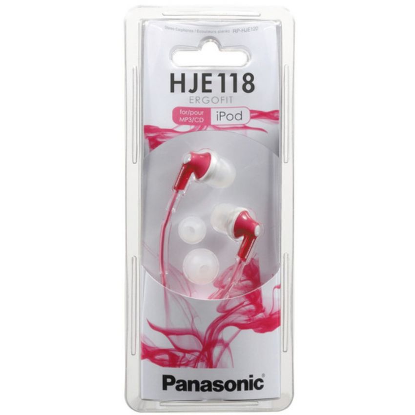 Наушники PANASONIC RP-HJE118GU-P (Pink)