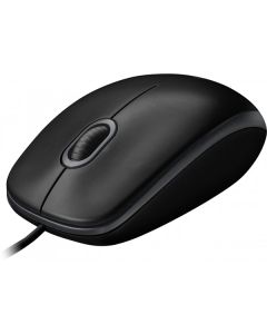 Дротова миша Logitech B100 Optical Mouse Black (910-003357)