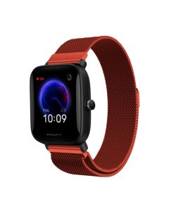 Ремінець для браслета Milanese Loop для Xiaomi Amazfit/Samsung 20 mm Red