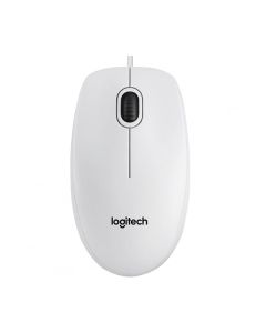 Провідна мишка Logitech B100 Optical Mouse White (910-003360)