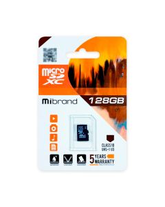 Карта пам'яті Mibrand 128 GB microSDXC UHS-I U3 (MICDHU3/128GB)