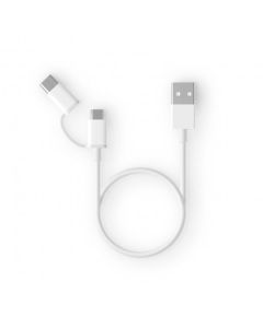 Кабель Xiaomi Mi 2-in-1 USB Cable Micro USB to Type C 0.3m SVJ4083TY