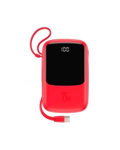 Зовнішній акумулятор Baseus Qpow 10000 mAh Red (PPQD-A09)