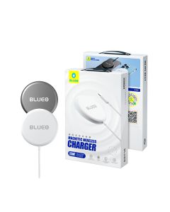 Бездротовий зарядний пристрій Blueo Magnetic Wireless Charger White