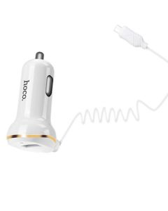 АЗУ Hoco Z14 Sing Port 3.4A + Cable Micro USB White
