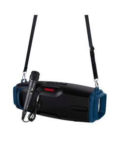 Портативна Bluetooth колонка New Rixing NR6012M + мікрофон Black/Blue