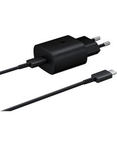 МЗП Samsung USB-C Wall Charger with Cable USB-C 25W Black (EP-TA800XBEGRU)