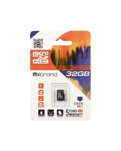 Карта пам'яті Mibrand 32 GB microSDHC Class 10 UHS-I MICDHU1/32GB
