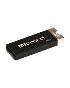 Флешка Mibrand 4GB Сhameleon USB 2.0 Black (MI2.0/CH4U6B)
