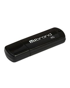 Флешка Mibrand 4GB Grizzly USB 2.0 Black (MI2.0/GR4P3B)
