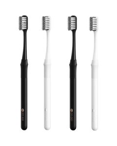 Набір зубних щіток Xiaomi Doctor B Toothbrush Bamboo Cleaner Set (2Black+2White)