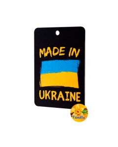 Автомобільний ароматизатор повітря Made in Ukraine Vanilla
