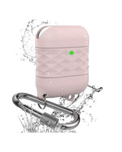 Футляр для наушников AirPods/AirPods 2 Ahastyle Water Resistant Pink