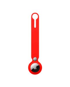 Брелок Apple AirTag Silicone Key Loop Red