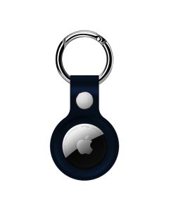 Брелок Apple AirTag Silicone Key Ring Midnight Blue
