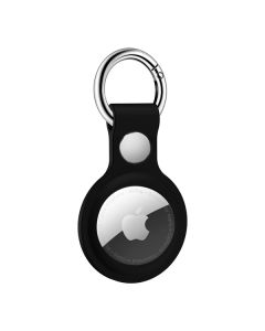 Брелок Apple AirTag Silicone Key Ring Black