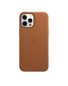 Чехол Apple iPhone 12 Pro Max Leather Case with MagSafe Saddle Brown (MHKL3ZE/A)