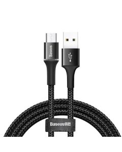 Кабель Baseus Halo Data Cable USB Micro USB 3A 1m Black