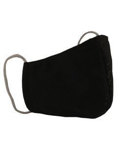 Многоразовая защитная маска для лица Sport черная (размер S)
