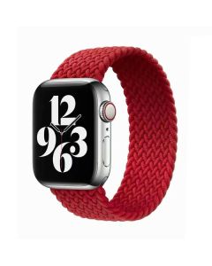 Ремінець для Apple Watch 42mm/44mm Braided Solo Loop Red (M/150mm)