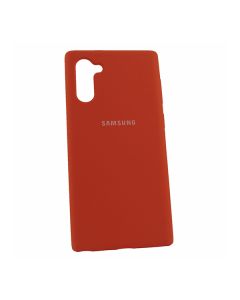 Чехол Original Soft Touch Case for Samsung Note 10/N970 Orange