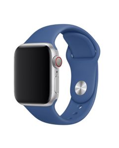 Ремешок для Apple Watch 38mm/40mm Silicone Watch Band Delf Blue