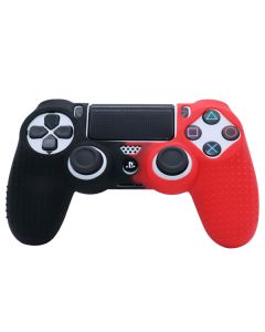 Силиконовый чехол для джойстика Sony PlayStation PS4 Type 3 Black/Red тех.пак