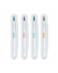 Набор зубных щеток Xiaomi DOCTOR·B Colors 4 шт (Bass method) + 4 футляра